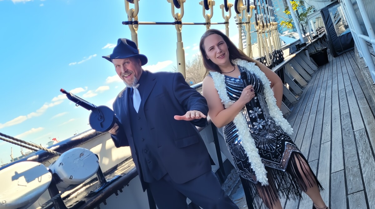 Interactive 1920s gangster murder mystery show captivates the audience in Broomall PA